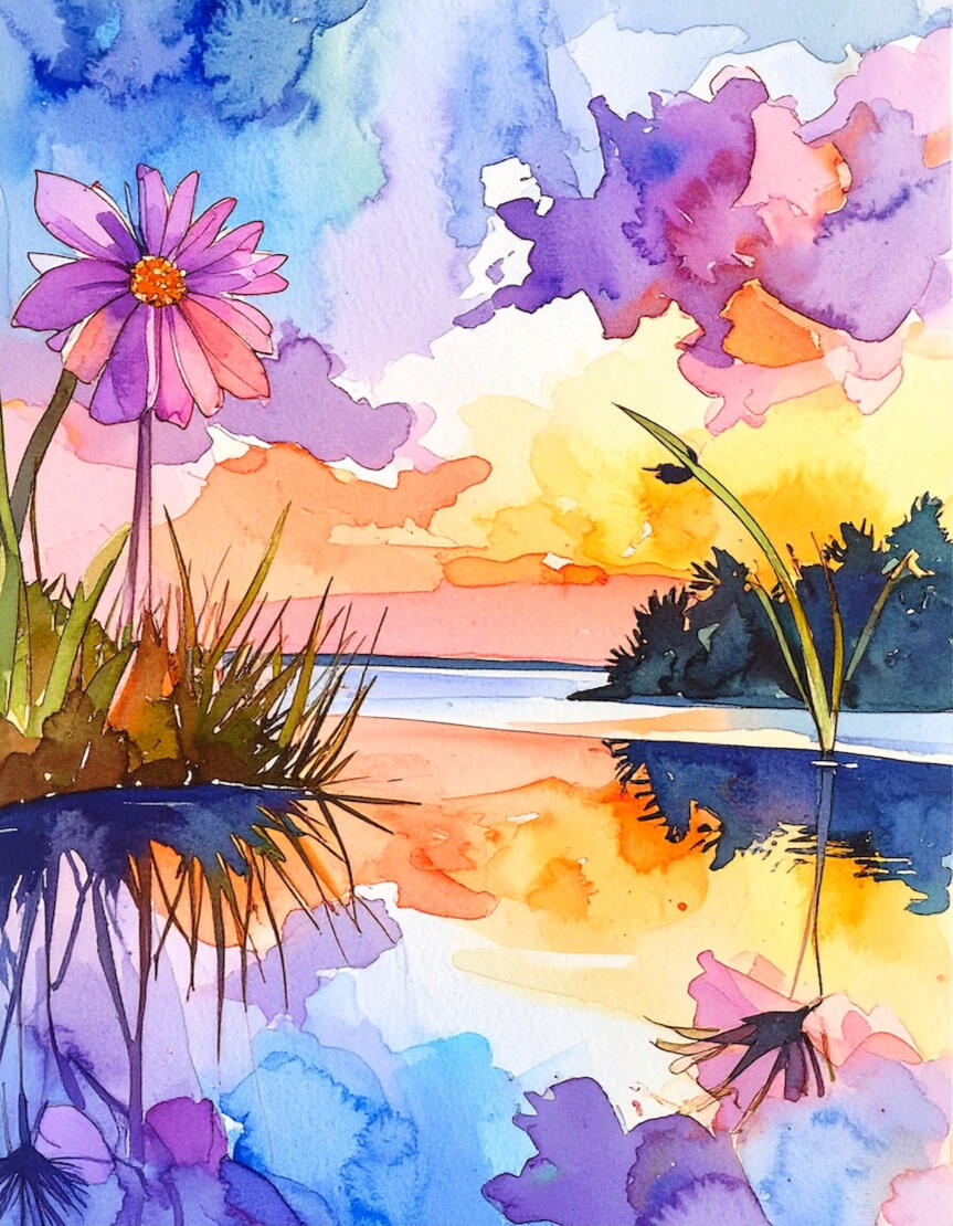 Triptych Left 18 x 24